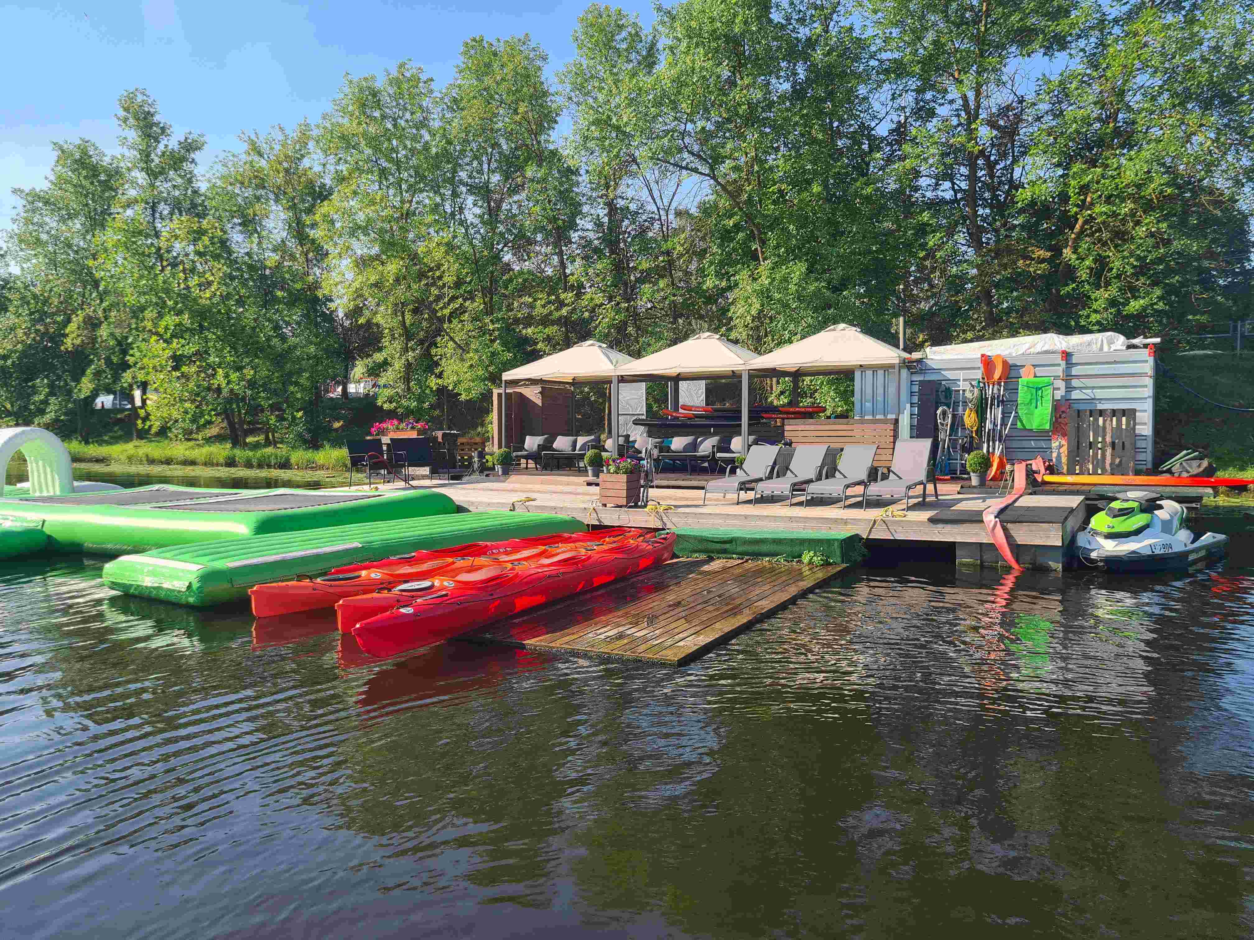 Water activities in Riga